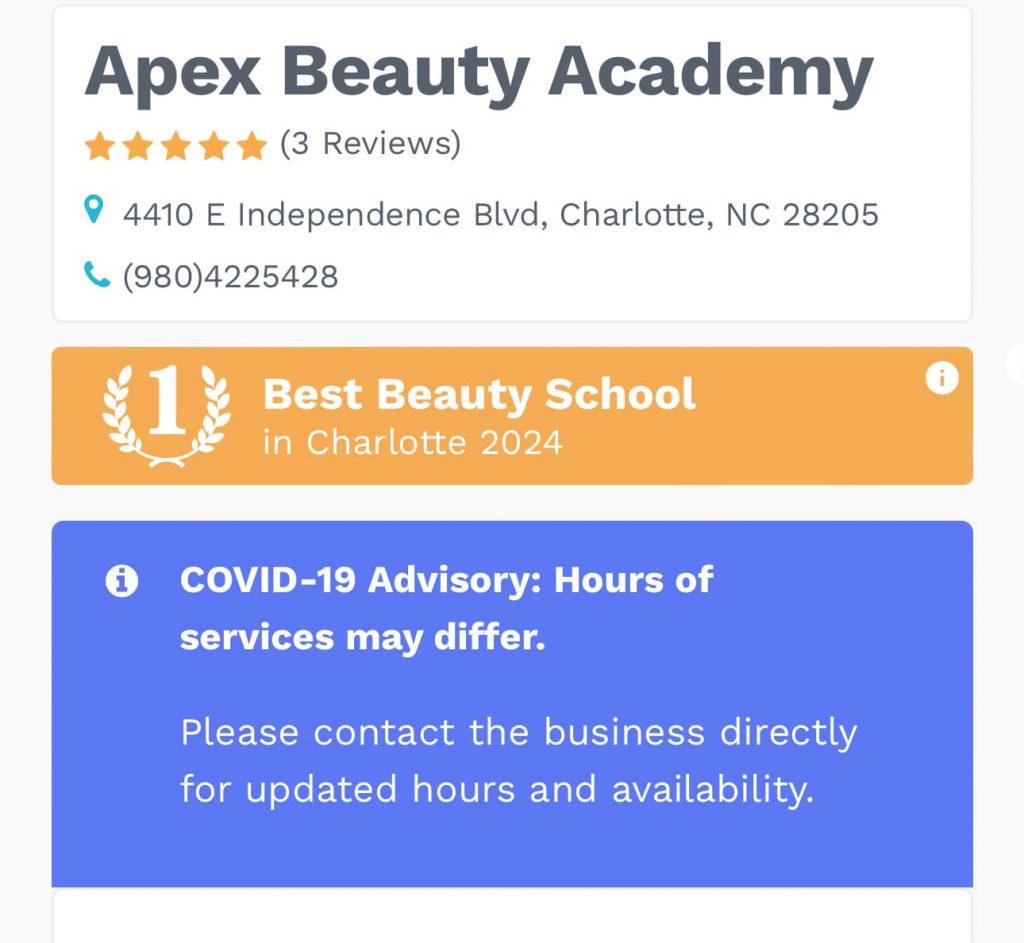 Apex Beauty Academy – Top 1 Makeup School in Charlotte, NC for 2024