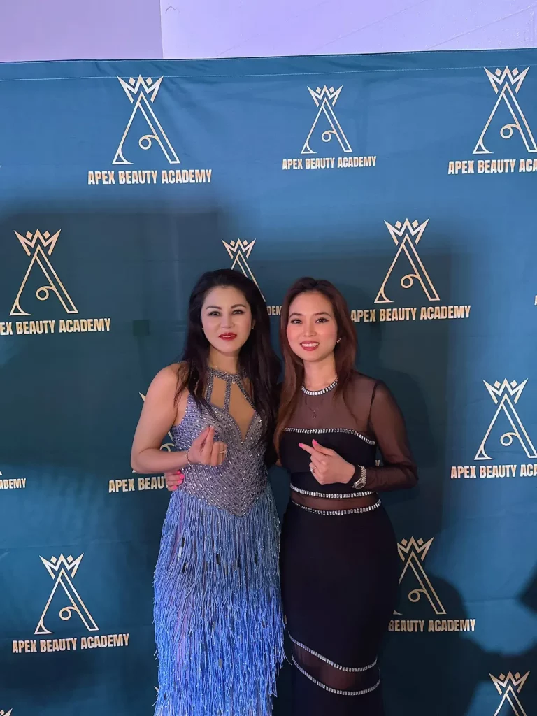 Apex Beauty Academy, OneStar, and K-Beauty sponsor logos at the concert