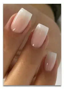 Cloudy French Nails square shape minimalist trend 2026 Apex Beauty Academy